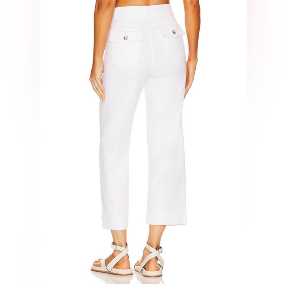 SPANX Women's Stretch Twill Cropped Wide Leg Pant - Picture 3 of 9
